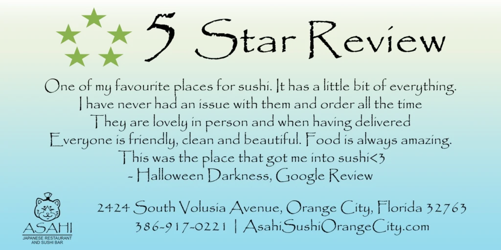 A Favorite West Volusia Sushi Place